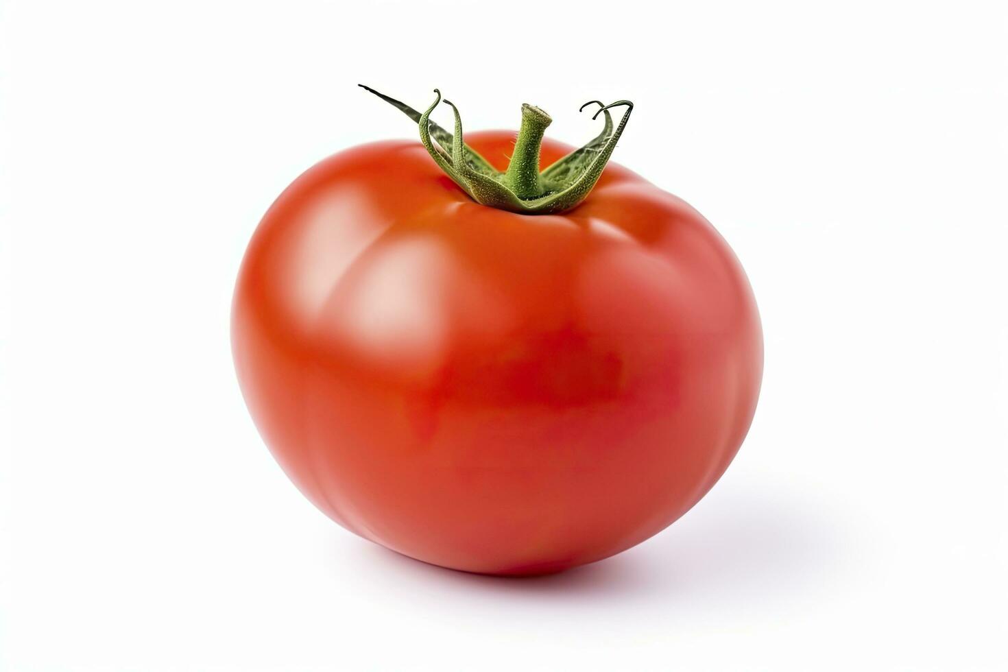 ai généré tomate isolé sur blanc Contexte. ai généré photo