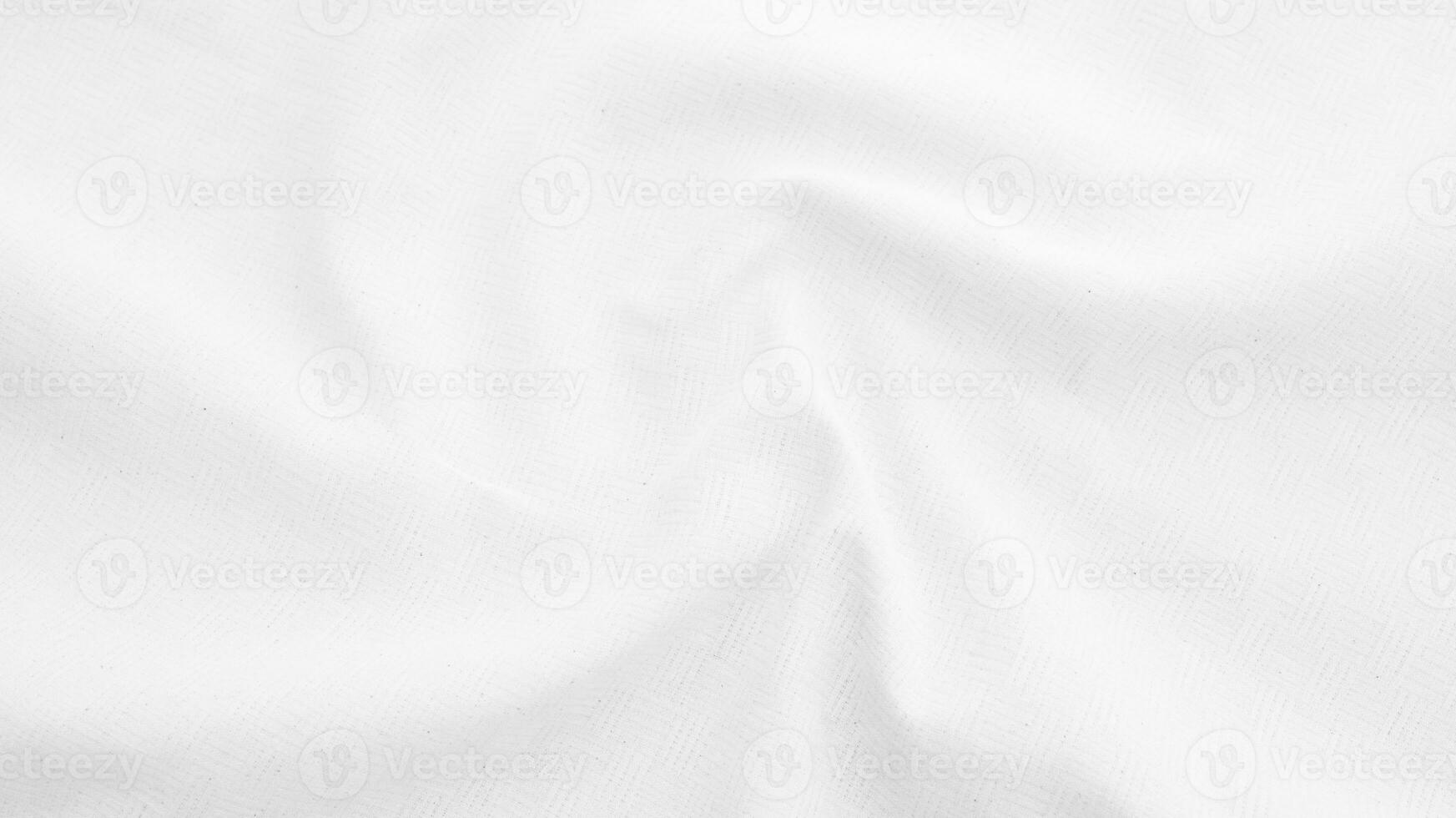 en tissu toile de fond blanc lin Toile froissé Naturel coton en tissu Naturel Fait main lin Haut vue Contexte biologique éco textiles blanc en tissu lin texture photo