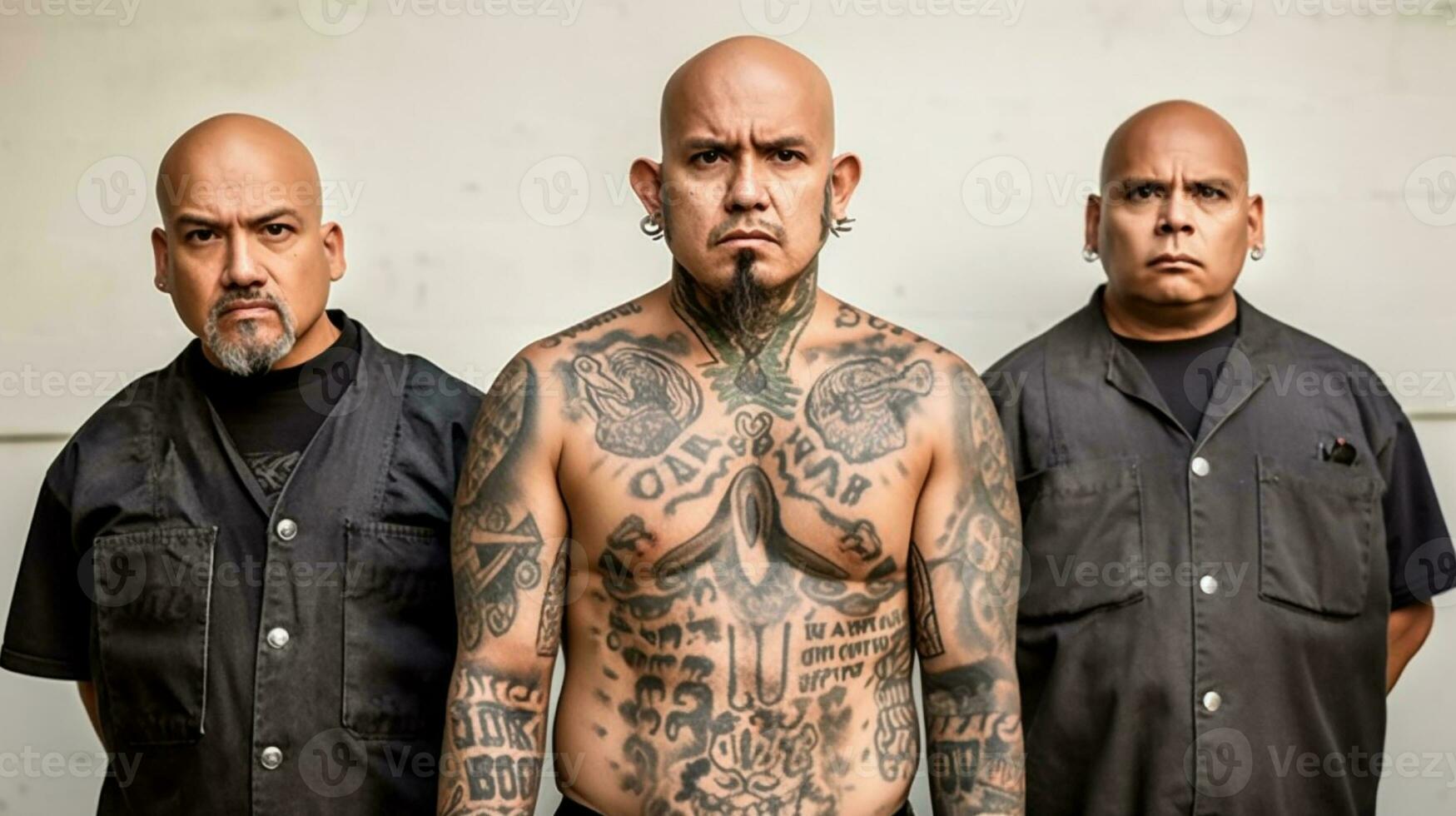 ai généré latino gangsters photo