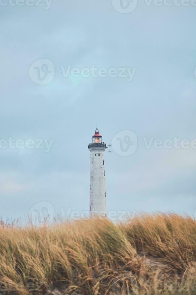 phare lyngvig fyr à danois Ouest côte photo