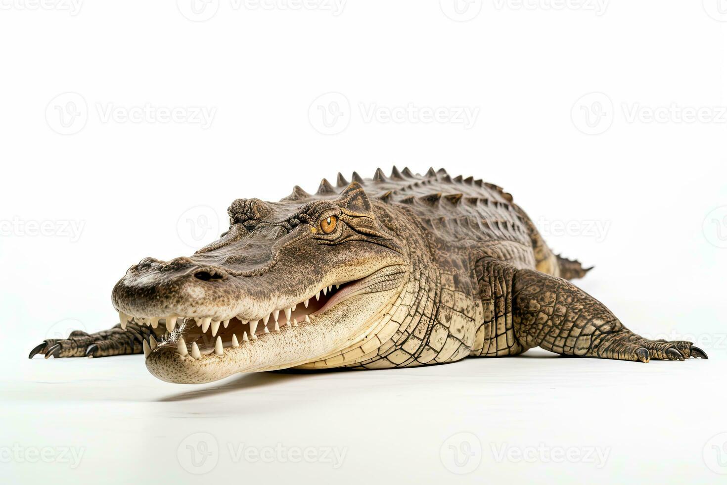 ai généré sauvage crocodile clipart photo