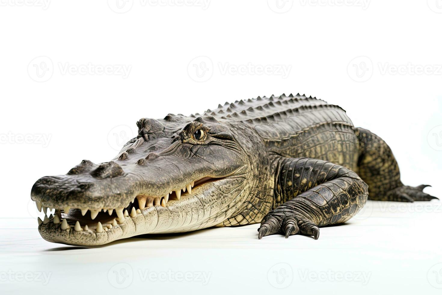 ai généré sauvage crocodile clipart photo