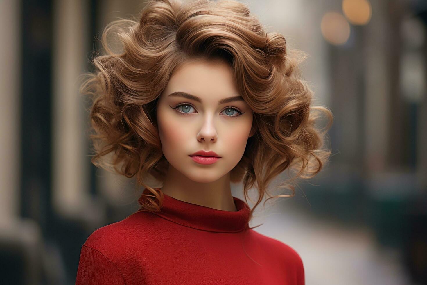 ai généré magnifique coiffures pour femme femme coiffure et la Coupe de cheveux photo