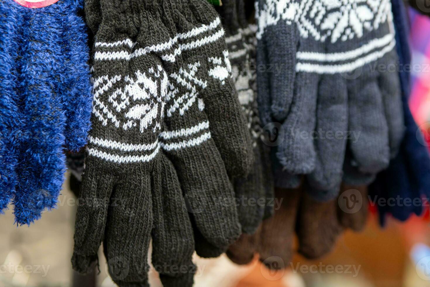 gants pour vente dans une boutique photo