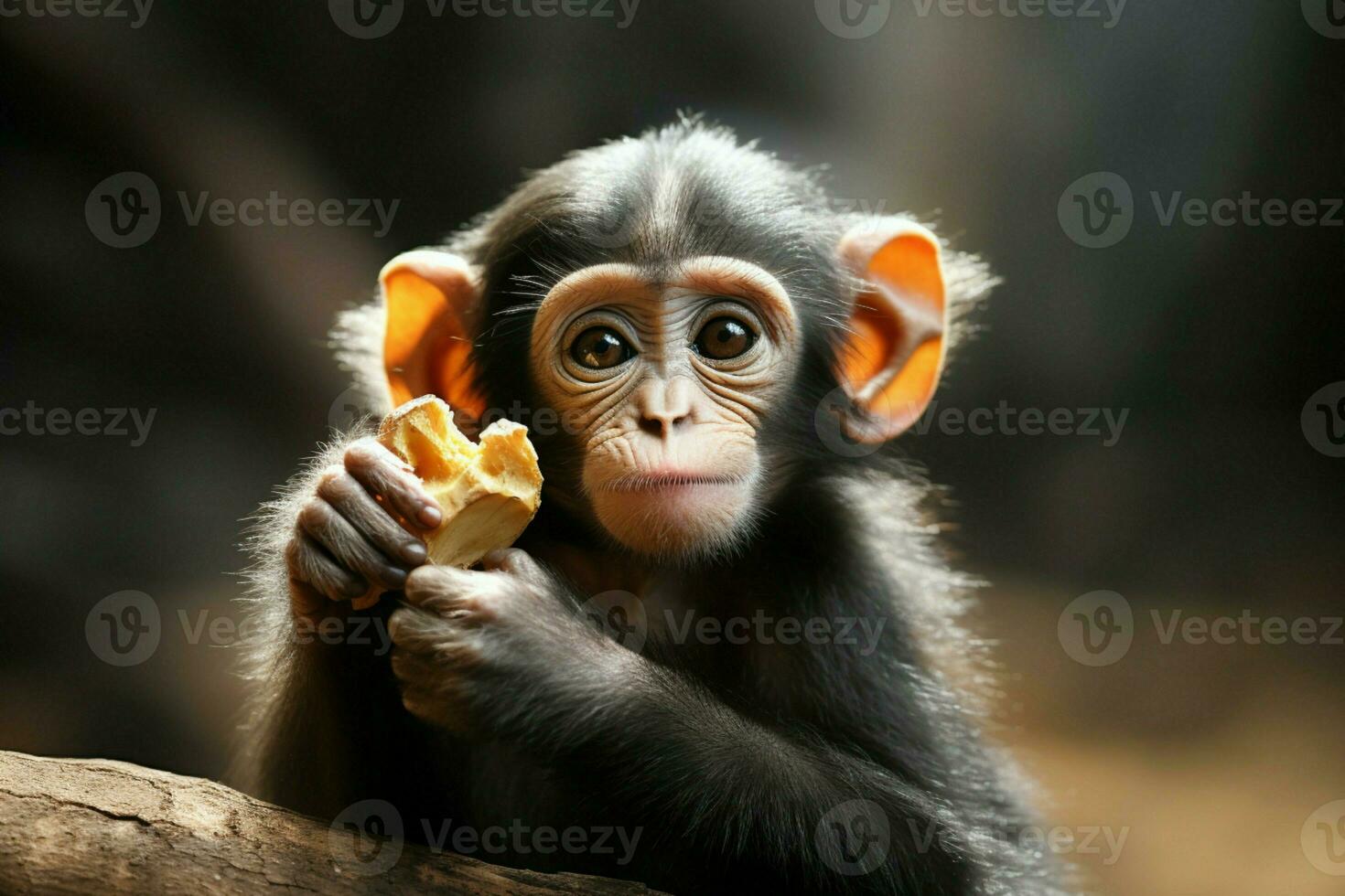 ai généré mignonne peu bébé chèvre dans le champ ai généré photo