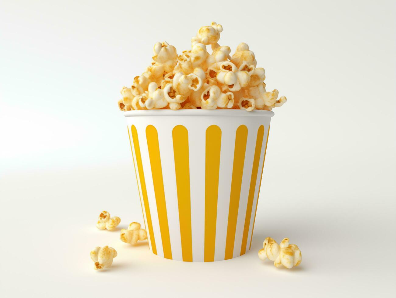 ai généré tasse de cinéma pop corn photo