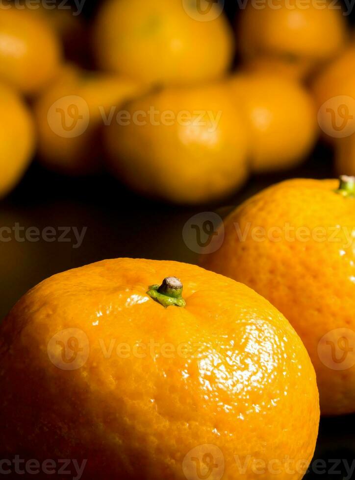 texture de surface brillante de fraîcheur fruits orange photo