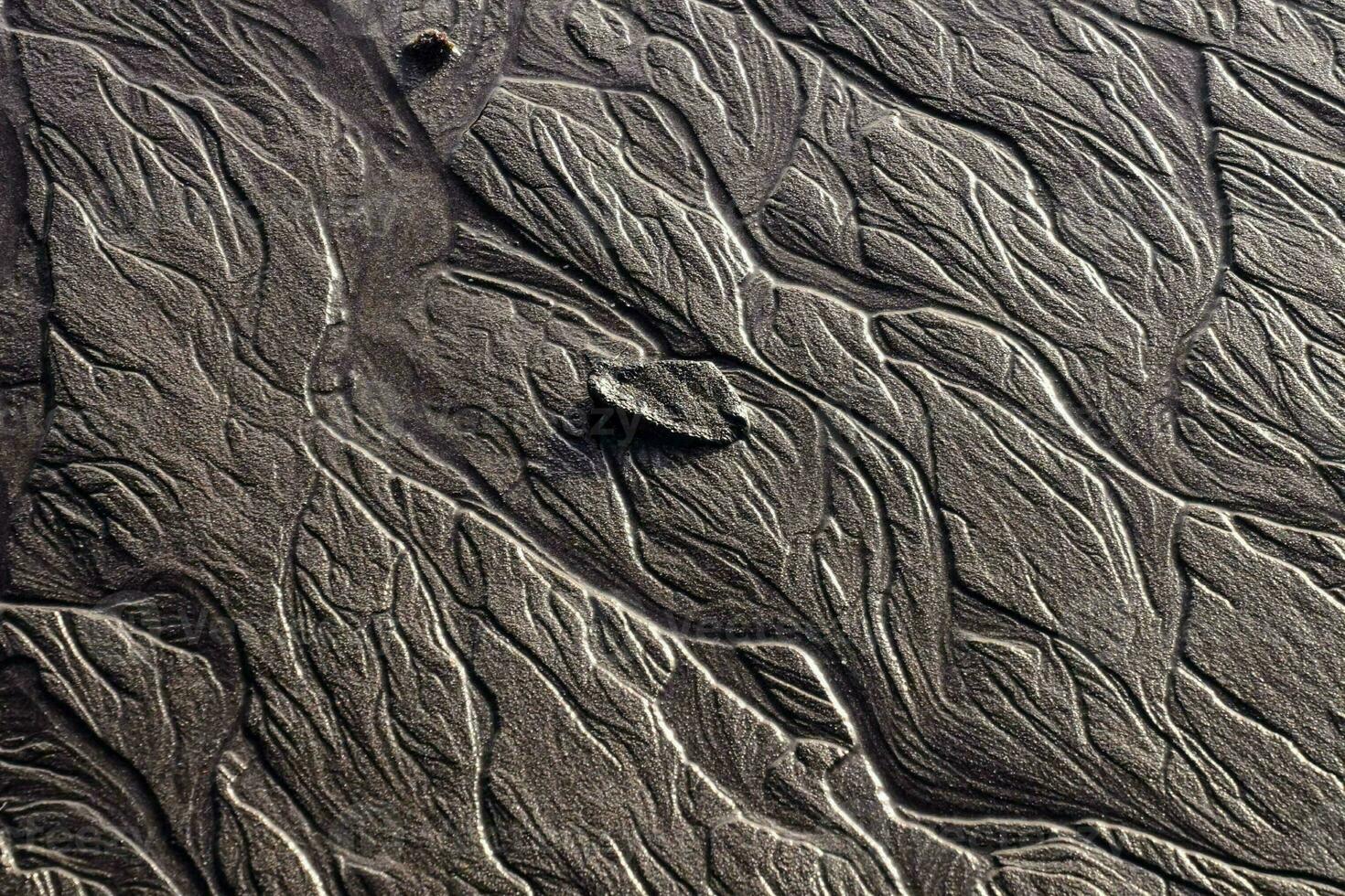 ondulé ligne le sable motifs photo