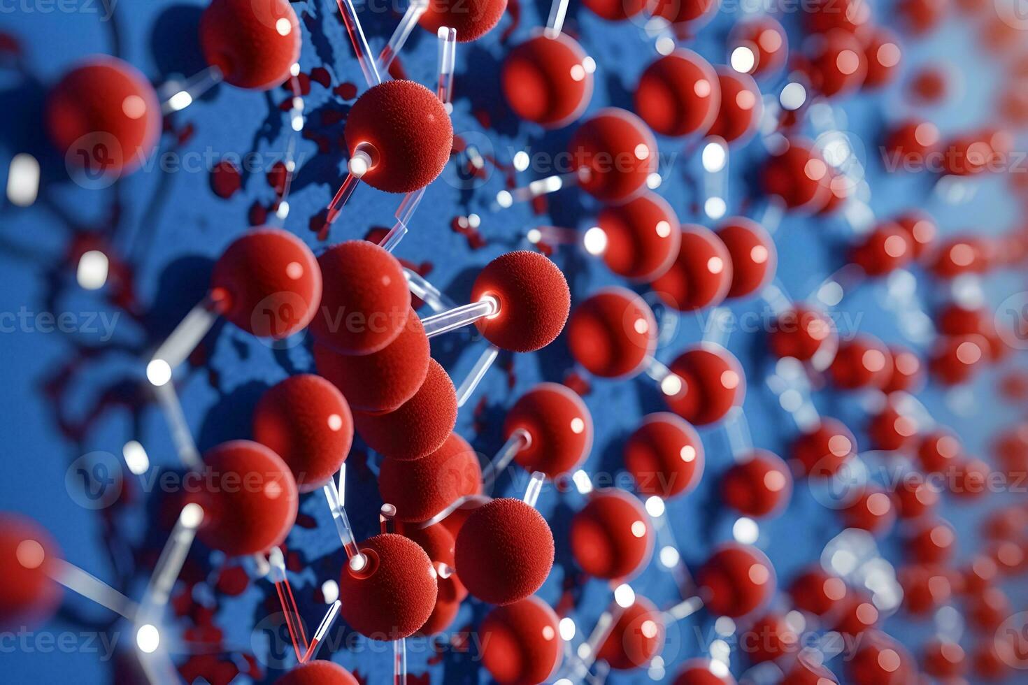 ai généré une rouge du sang cellule. photo