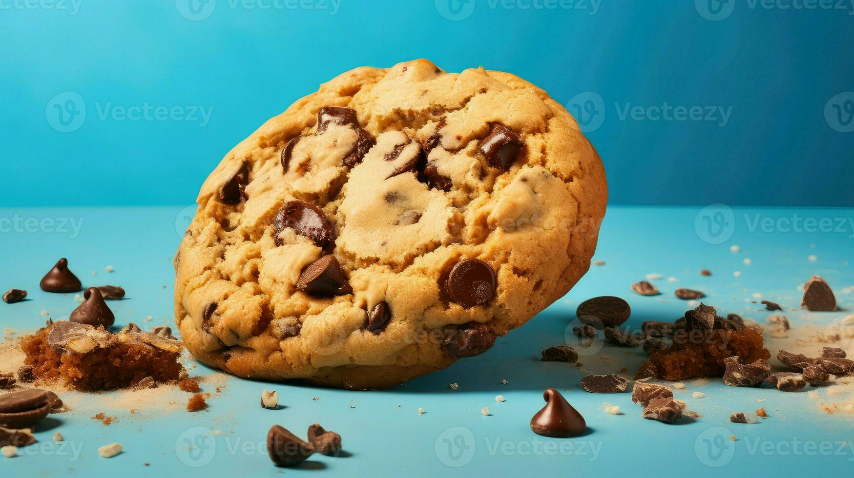 ai généré L'avoine petit déjeuner biscuits nourriture photo