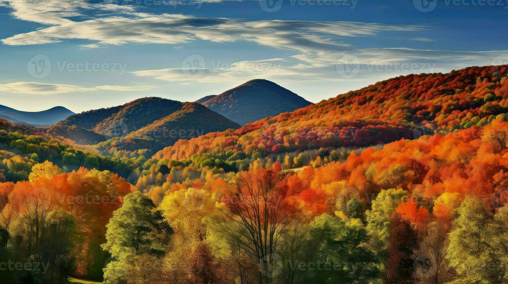 ai généré la nature monticule collines paysage photo