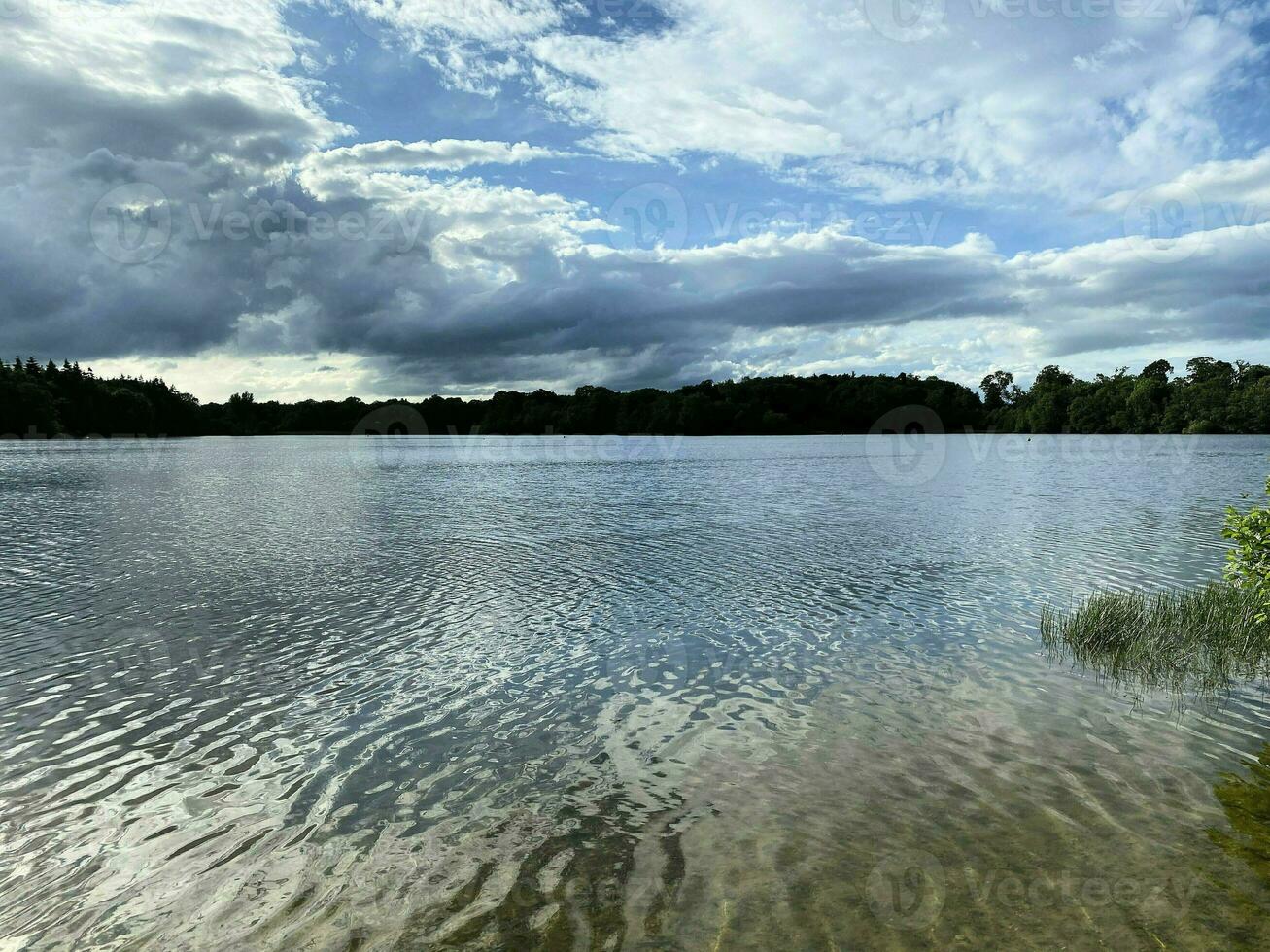 une vue de blake simple Lac près ellesmere dans shropshire photo