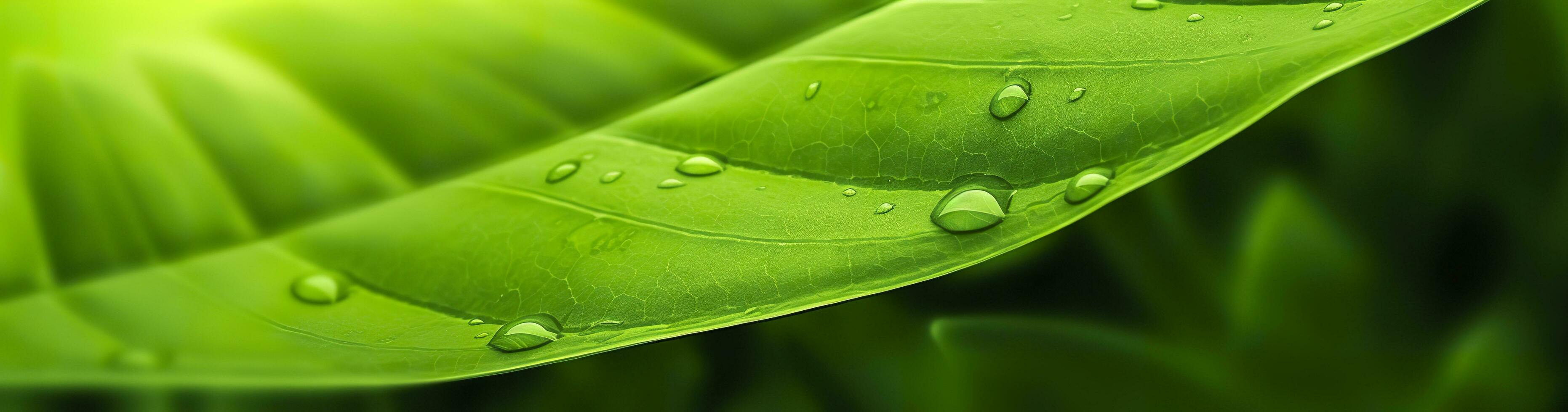 ai généré vert feuille la nature Contexte. ai généré photo