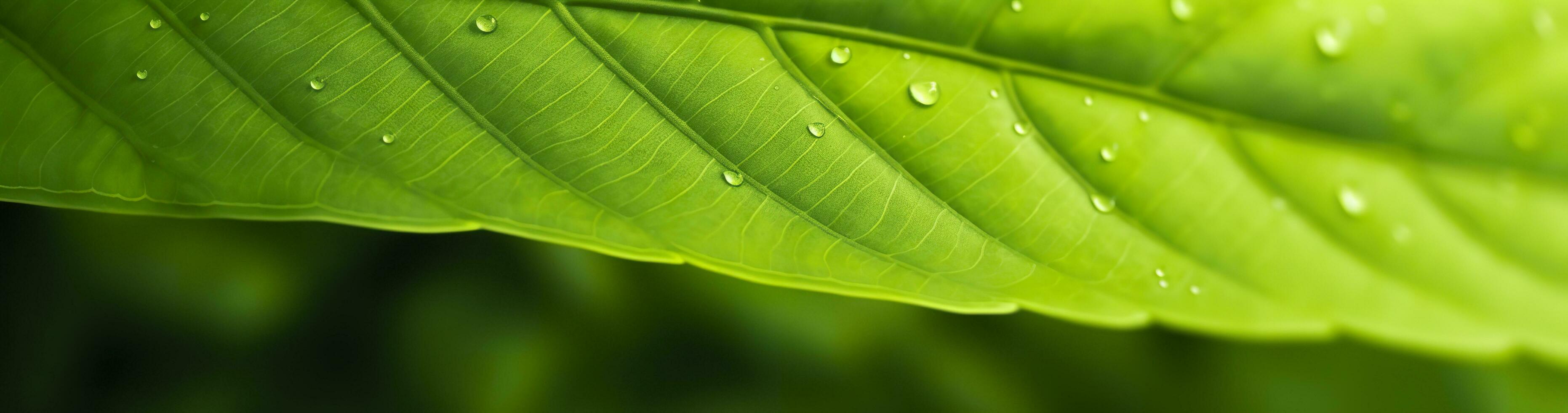 ai généré vert feuille la nature Contexte. ai généré photo