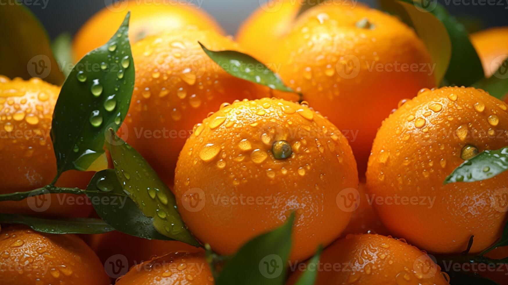 ai généré une bouquet de des oranges photo