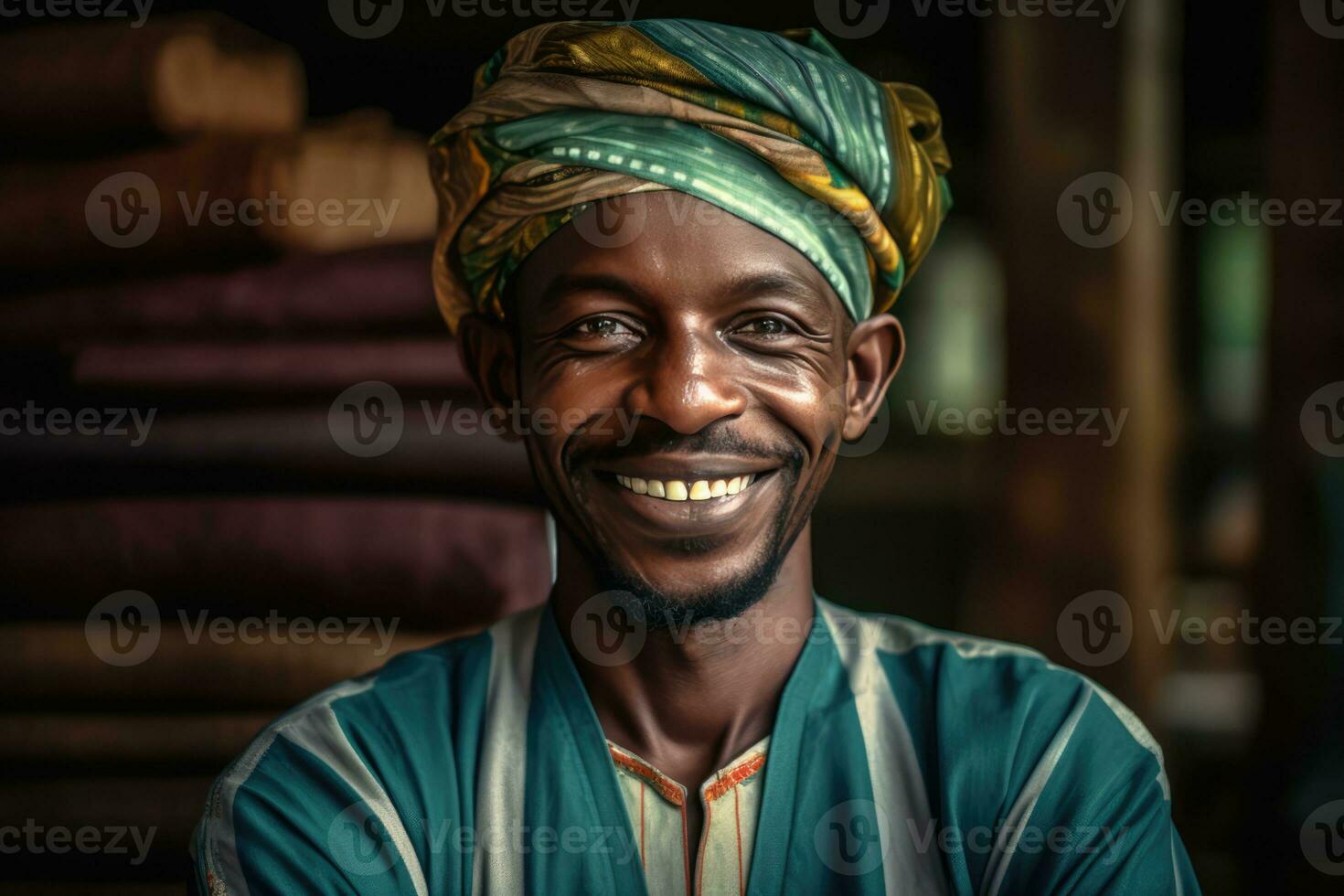 ai généré le souriant homme avec une turban photo