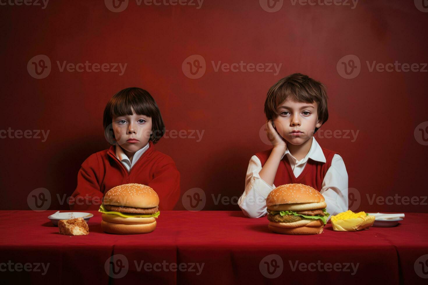 ai généré le importance de équilibré nutrition - Mac et fromage avec une côté de cœur maladie photo