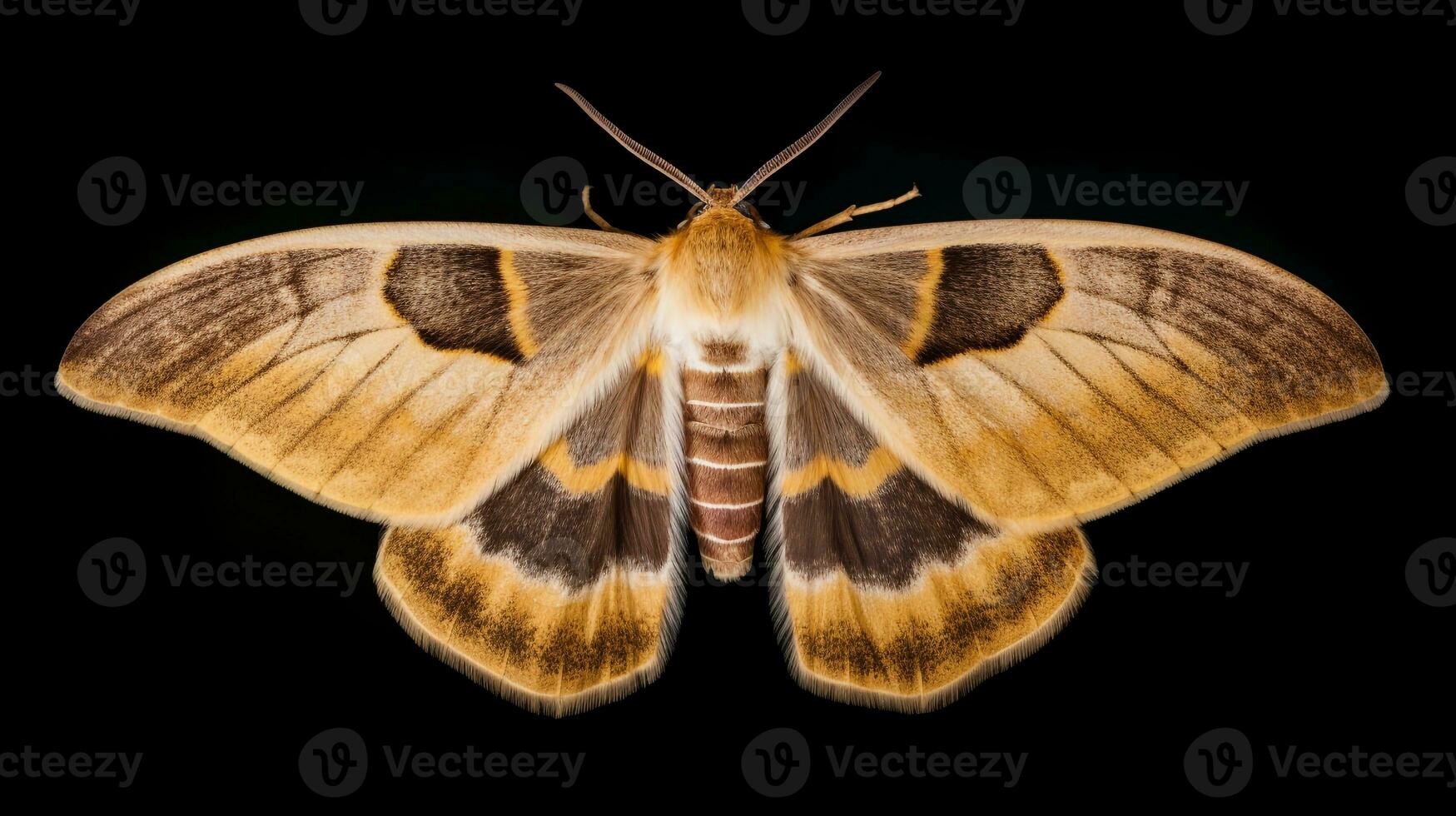 ai généré photo de Indien repas papillon de nuit isolé sur blanc Contexte. génératif ai