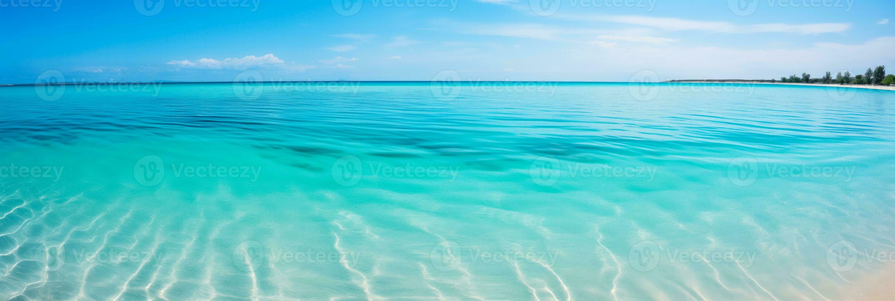 ai généré aérien vue de un isolé banc de sable avec cristal clair turquoise des eaux et espace pour texte photo