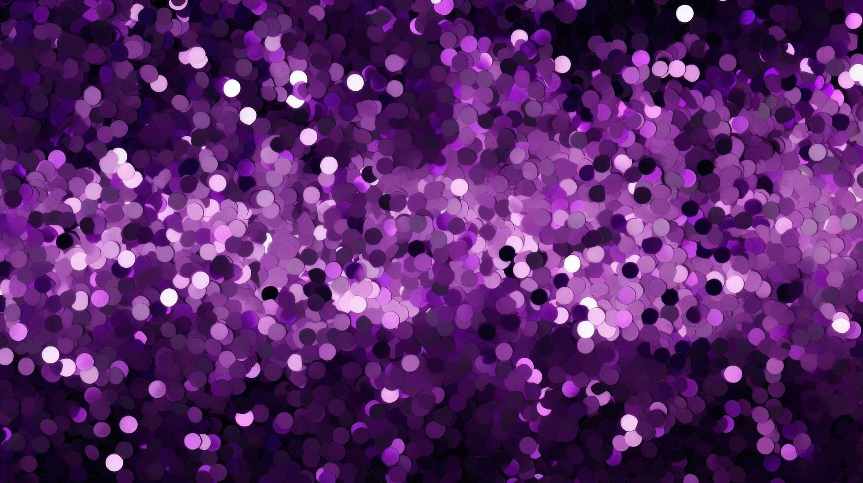 ai généré violet et violet confettis, briller et confettis photo