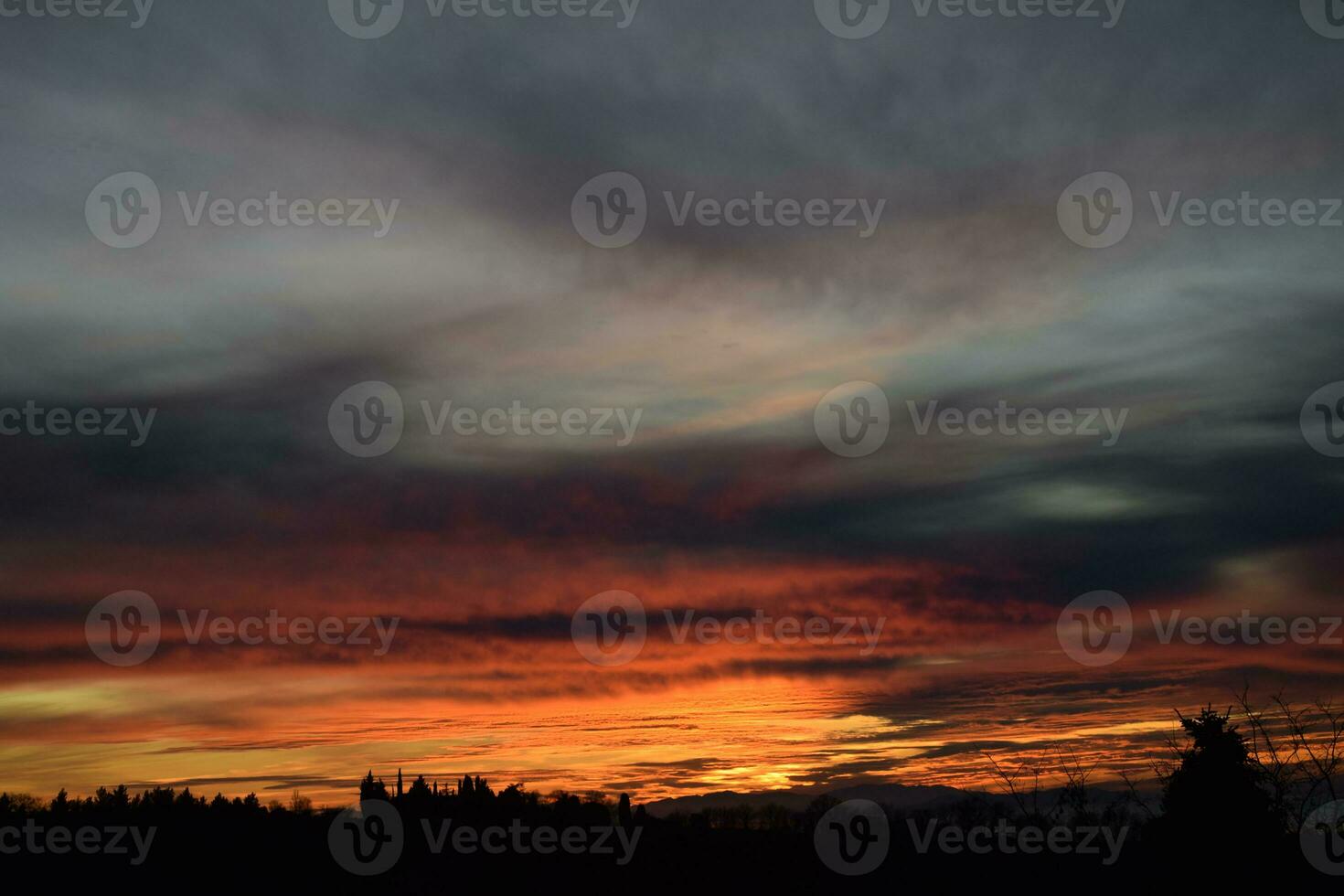 autour le toscan collines photo