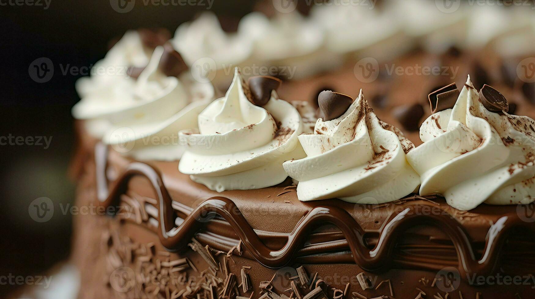 ai généré dessert fait maison gâteau nourriture photo