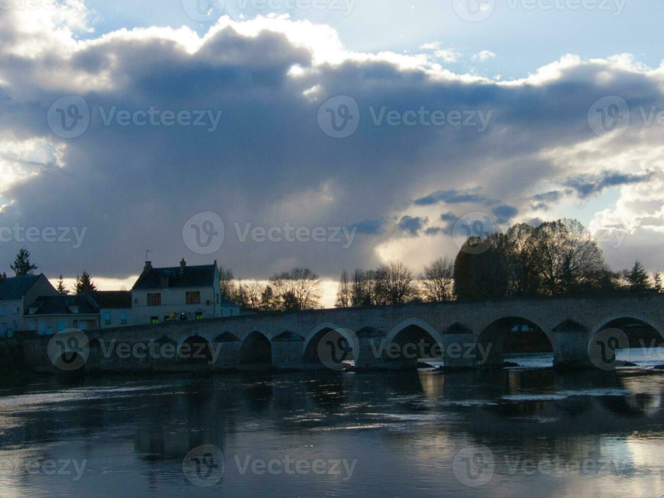 une nuageux ciel photo