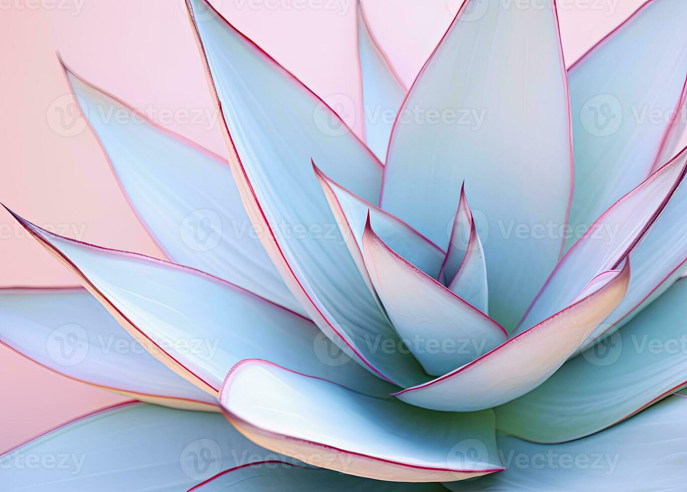 ai généré agave feuilles dans branché pastel couleurs pour conception arrière-plans. ai généré photo