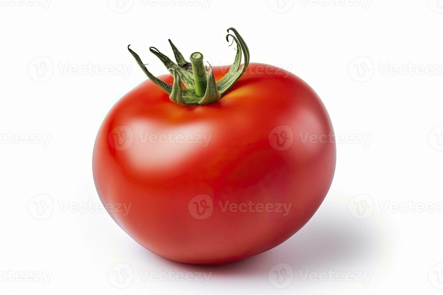 ai généré tomate isolé sur blanc Contexte. ai généré photo