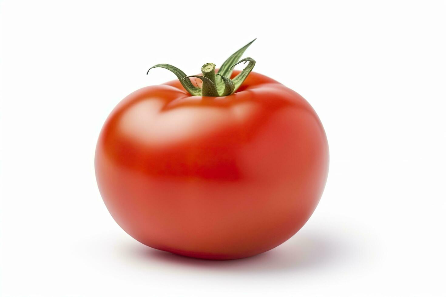 ai généré tomate isolé sur blanc Contexte. ai généré photo