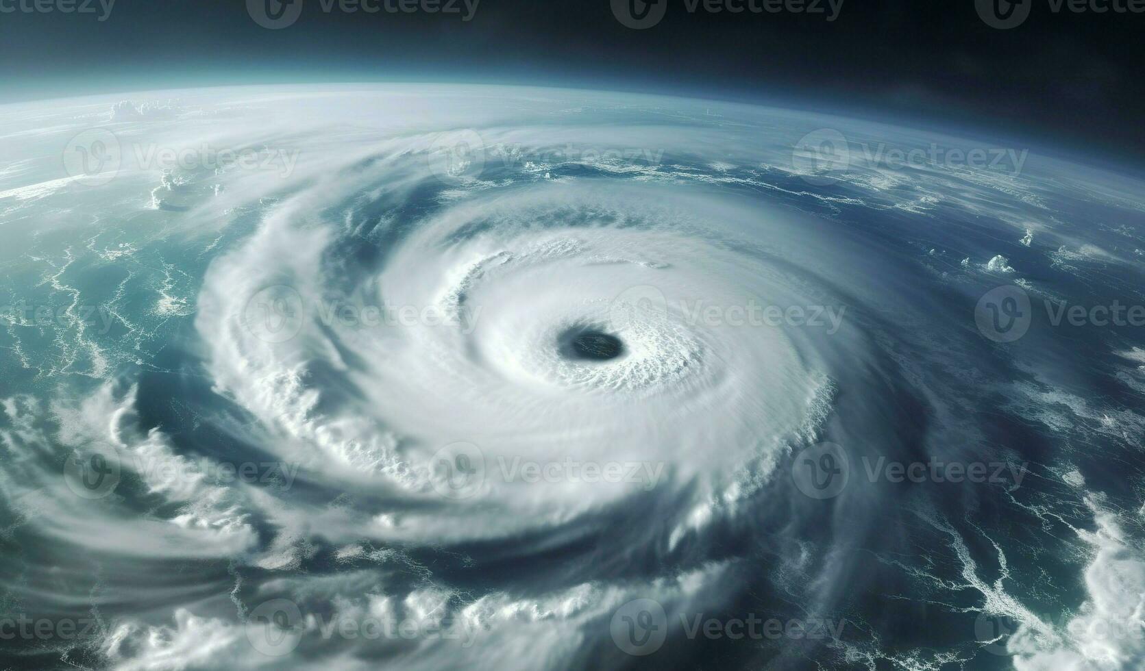 ai généré super typhon, tropical tempête, cyclone, tornade, plus de océan. temps Contexte. génératif ai photo