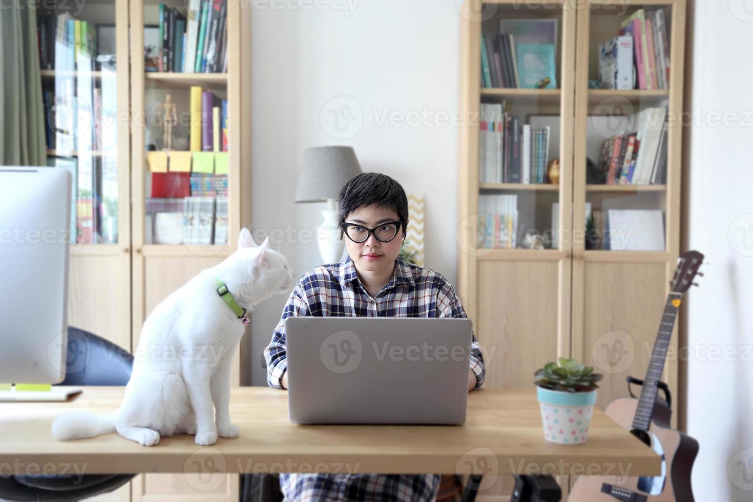 travailler à la maison photo