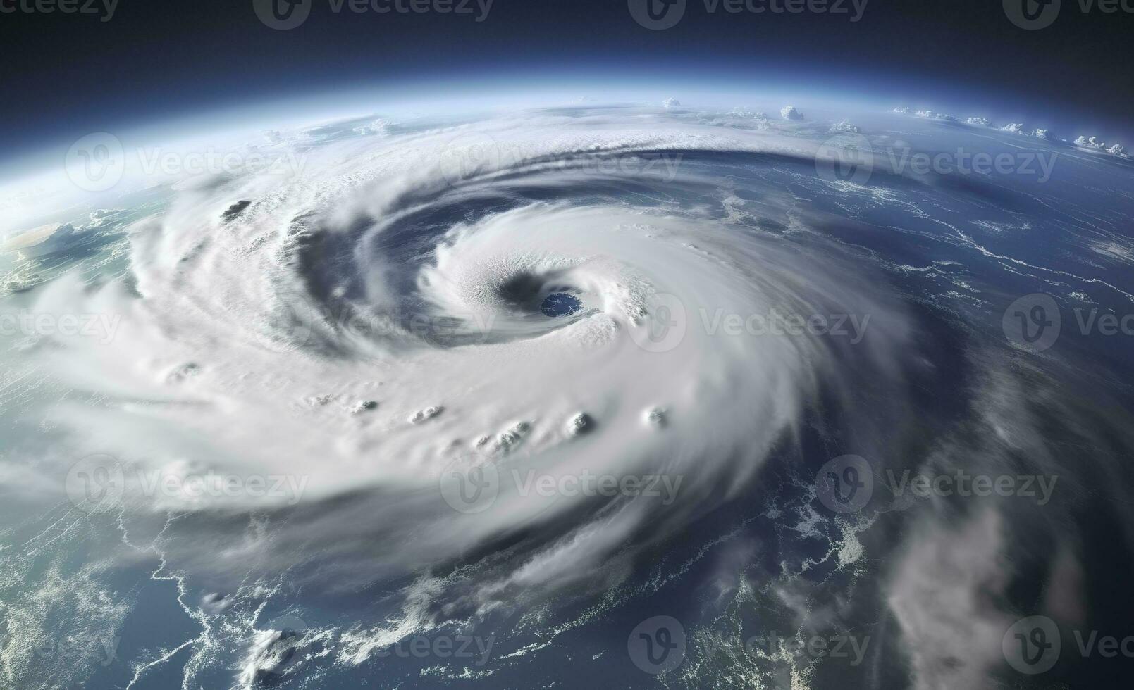 ai généré super typhon, tropical tempête, cyclone, tornade, plus de océan. temps Contexte. génératif ai photo