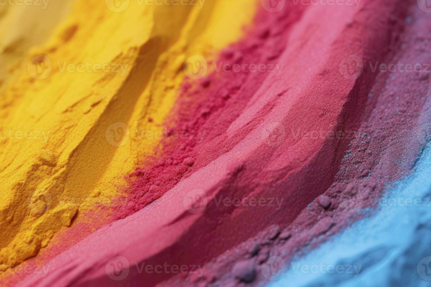 ai généré proche en haut de multi coloré le sable Contexte. ai généré. photo