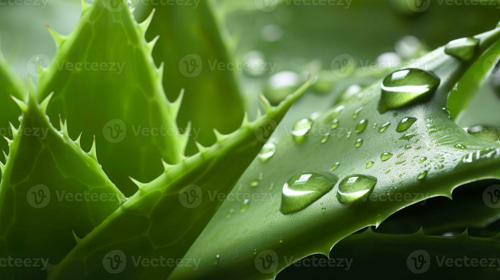 ai généré visualisation le présentation de le plante aloès vera. génératif ai photo