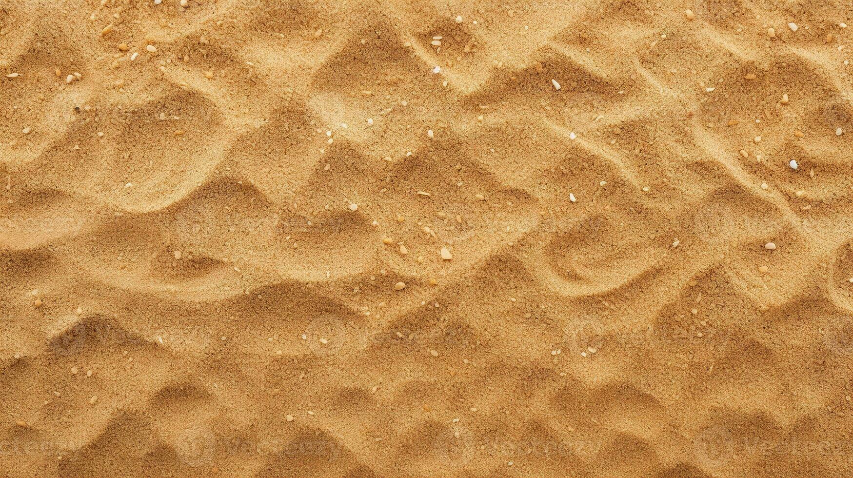 ai généré bien plage le sable Contexte. vacances, mer, désert photo