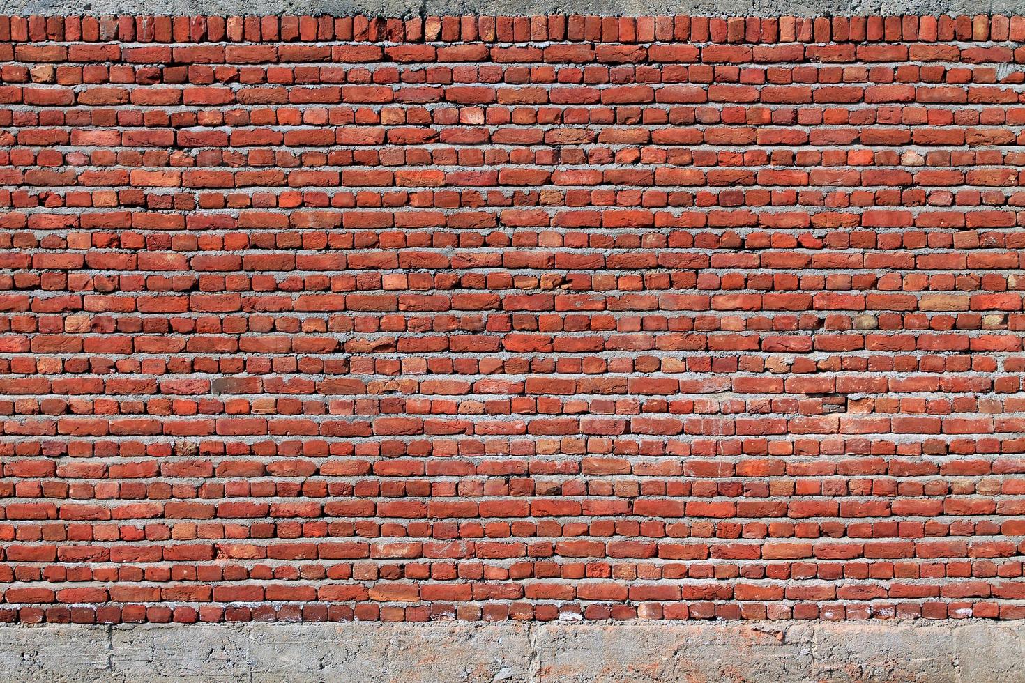 fond de gros plan de mur de brique rouge photo