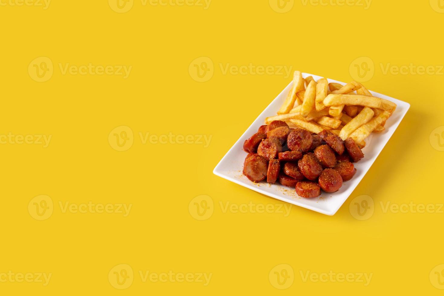 currywurst traditionnel allemand photo