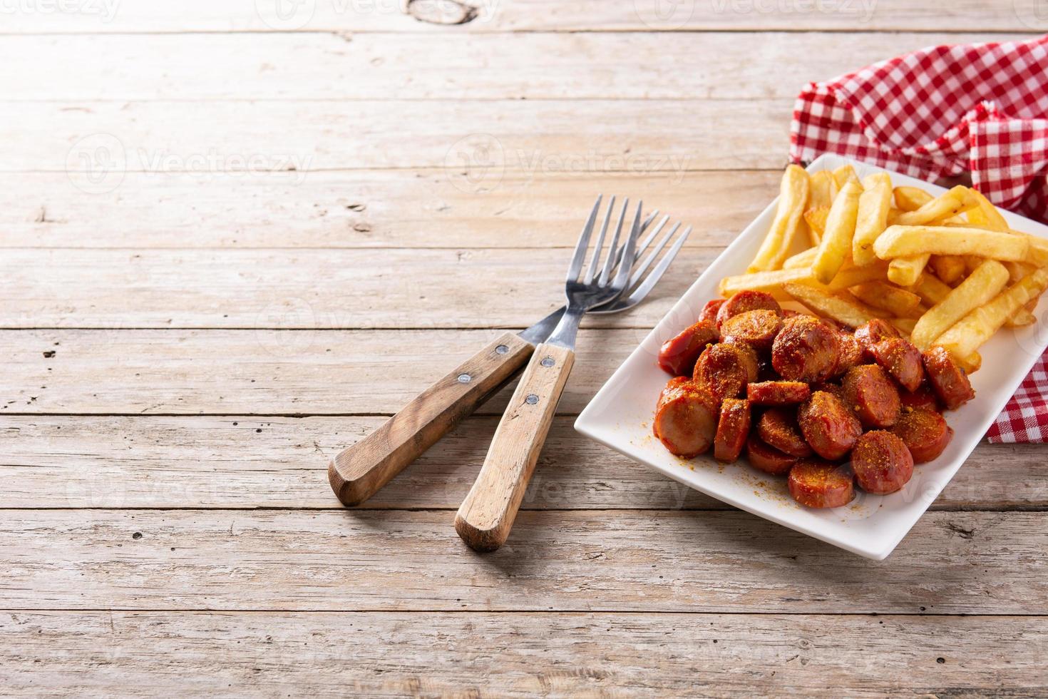 currywurst traditionnel allemand photo