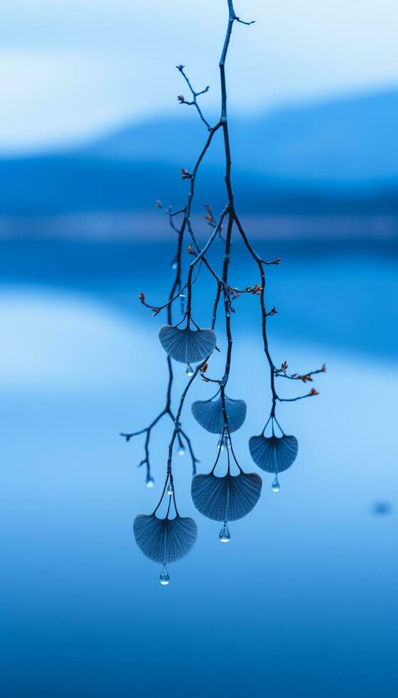 ai généré 4k coloré feuille amolé fond d'écran photo