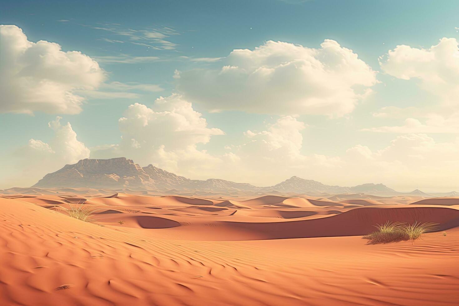 ai généré le sable dunes dans le Sahara désert. Maroc. Afrique. coucher de soleil, ai généré photo