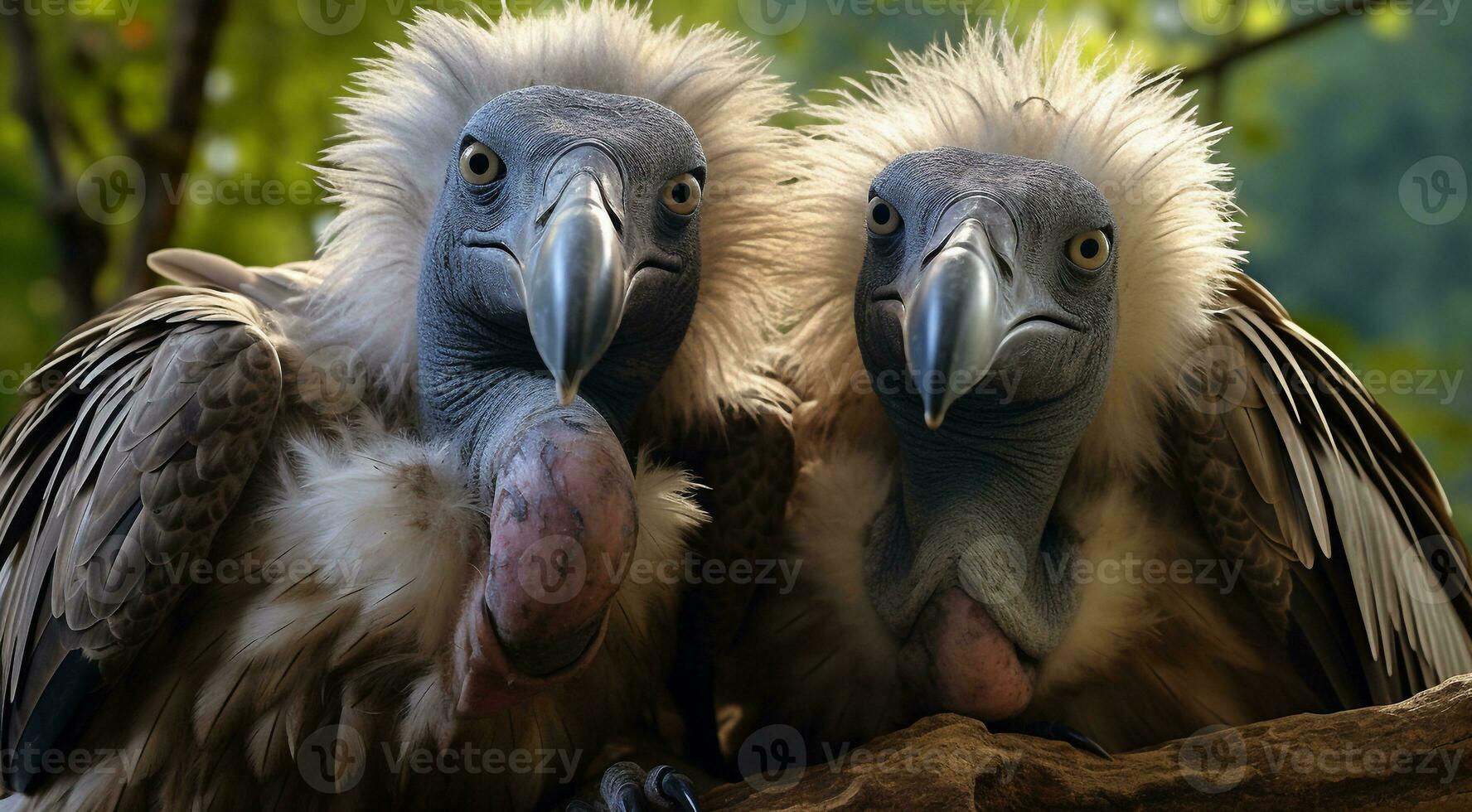 ai généré fermer de atropical sauvage oiseau dans le forêt, tropical sauvage oiseau, sauvage oiseau dans le forêt, oiseau séance sur le arbre photo