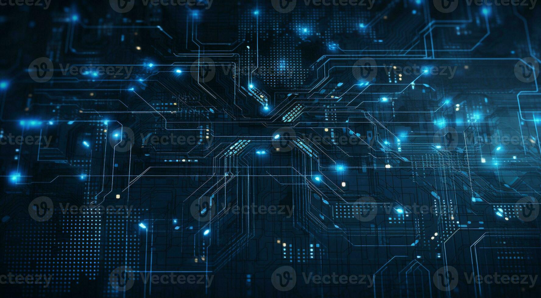 ai généré abstrait arrière-plan, circuit planche arrière-plan, abstrait La technologie arrière-plan, plein HD coloré La technologie fond d'écran, La technologie couleurs photo