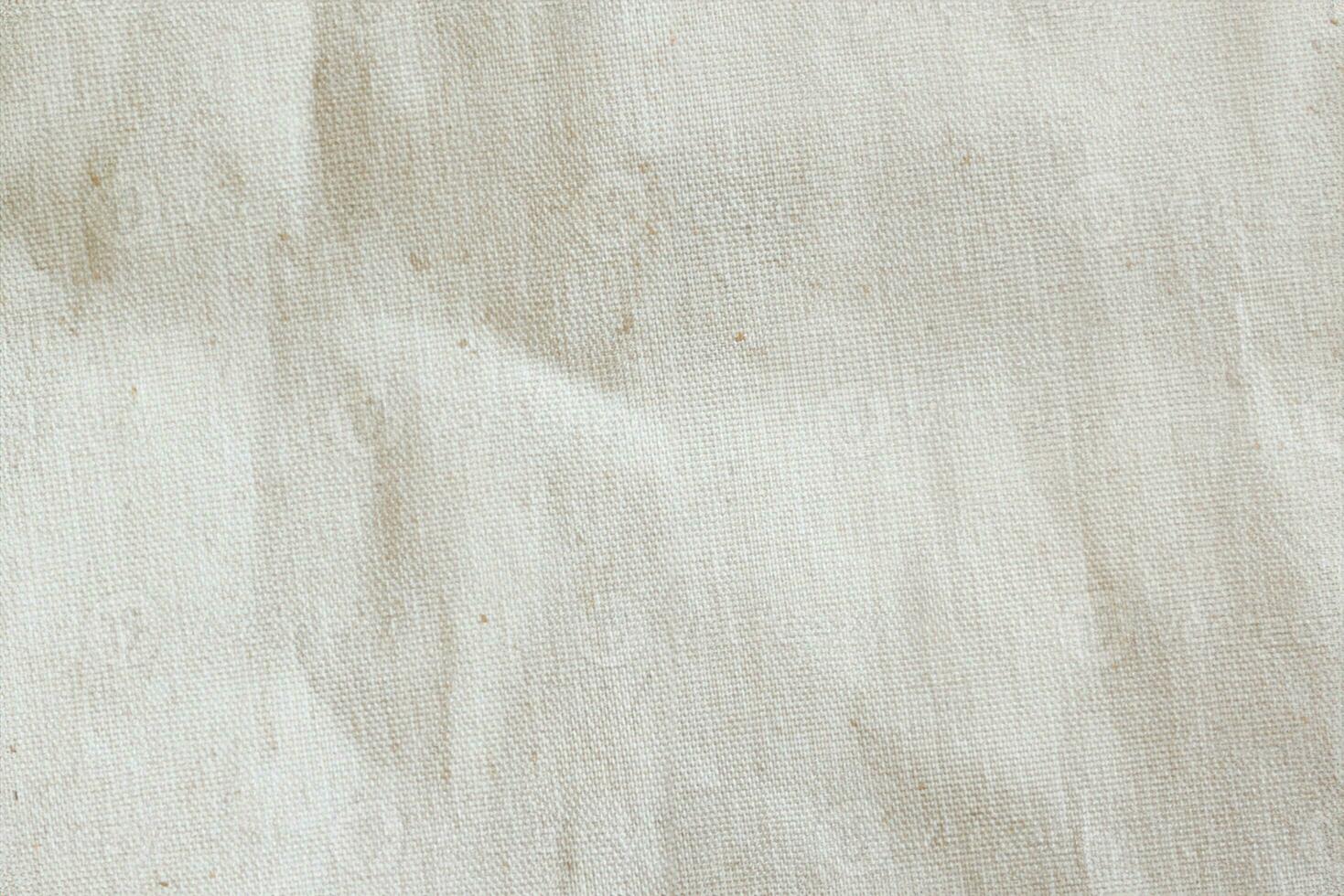 blanc calicot en tissu tissu Contexte texture photo