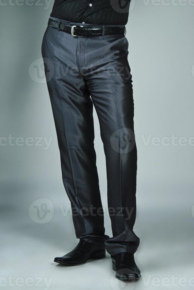 gros plan du pantalon business de l'homme photo