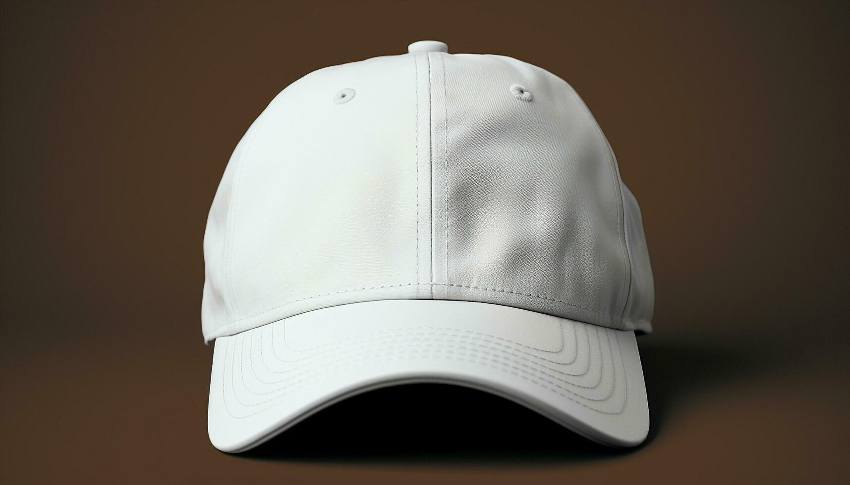 ai généré à la mode base-ball casquette dans blanc, symbolisant moderne élégance généré par ai photo