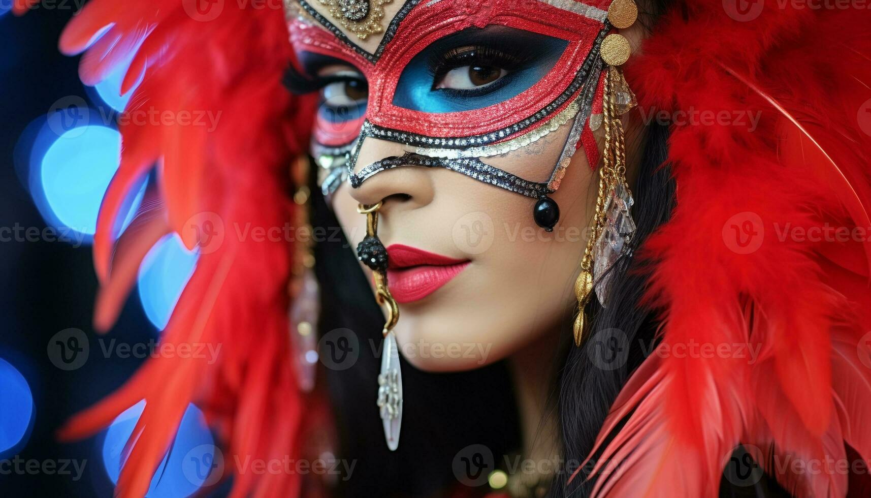 ai généré magnifique Jeune femme dans traditionnel costume souriant à caméra généré par ai photo