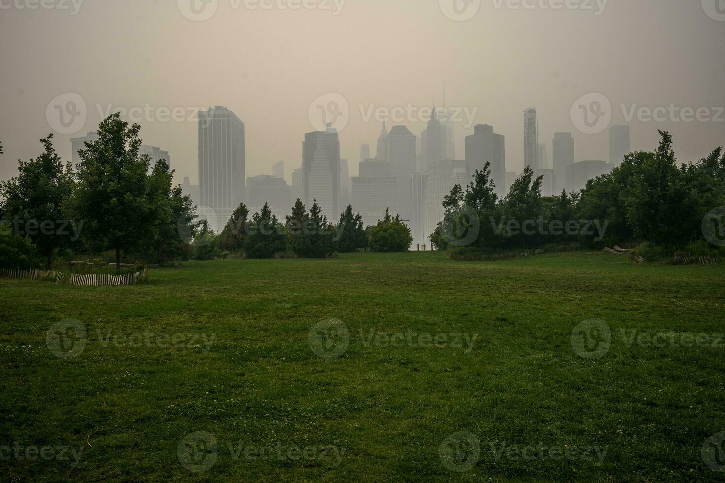 incendies fumée dans Nouveau york photo