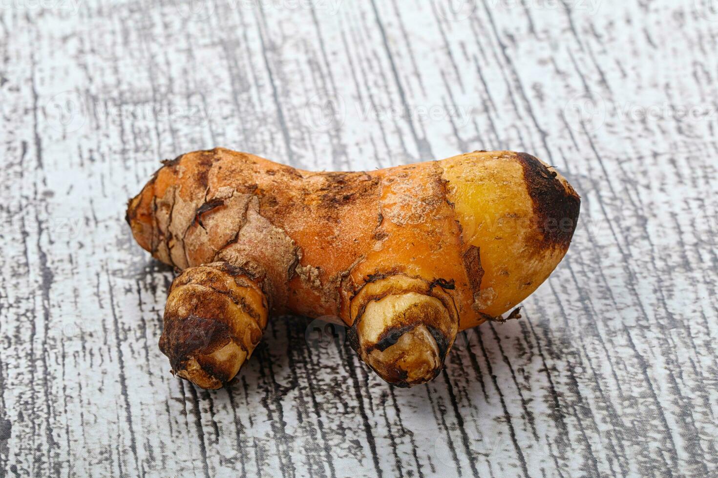 Frais curcuma racine pour cuisine photo