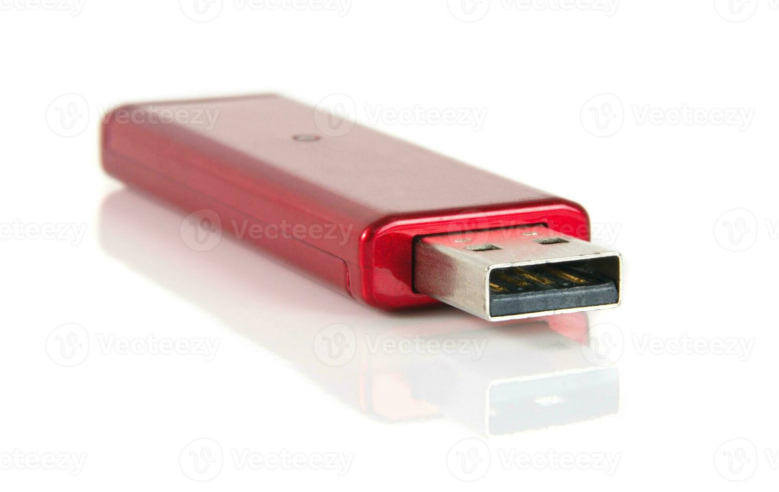 USB bâton sur blanc photo